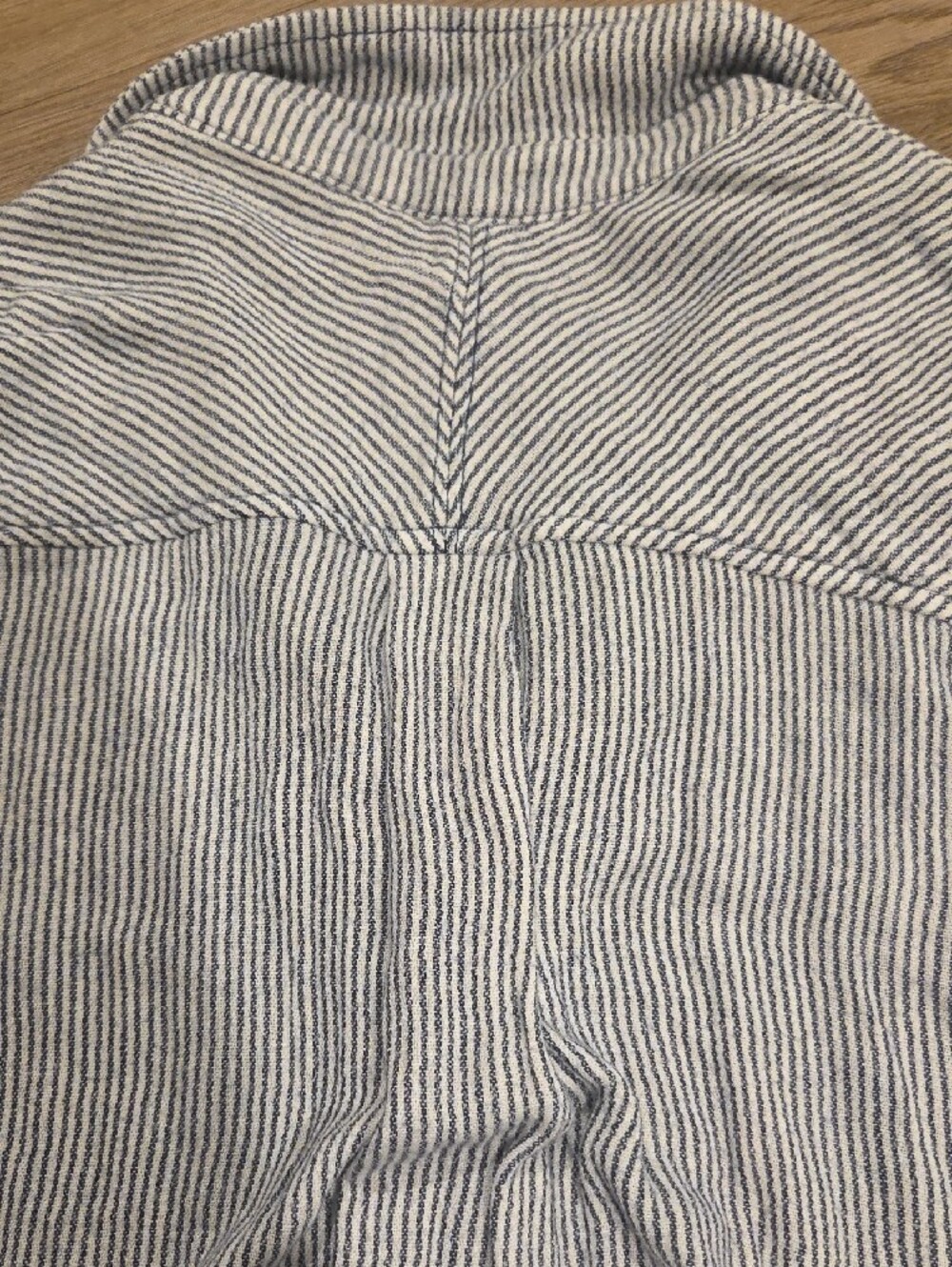 Free People Blue & White Striped Lightweight Button-Front Tunic - Picture 5 of 5